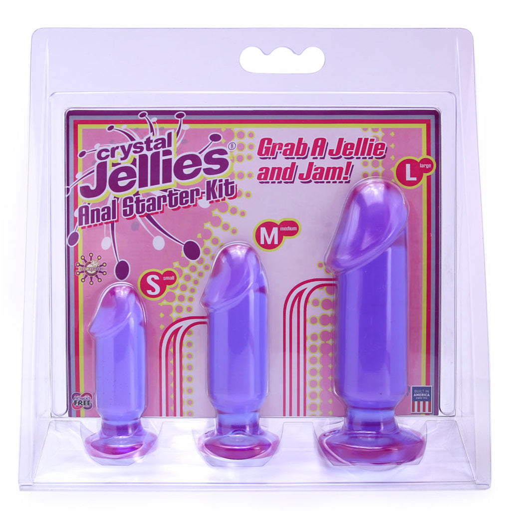 Crystal Jellies Anal Starter Kit in Purple Anal Sex Toys > Anal Starter Toys - Tophatter Daily Deals