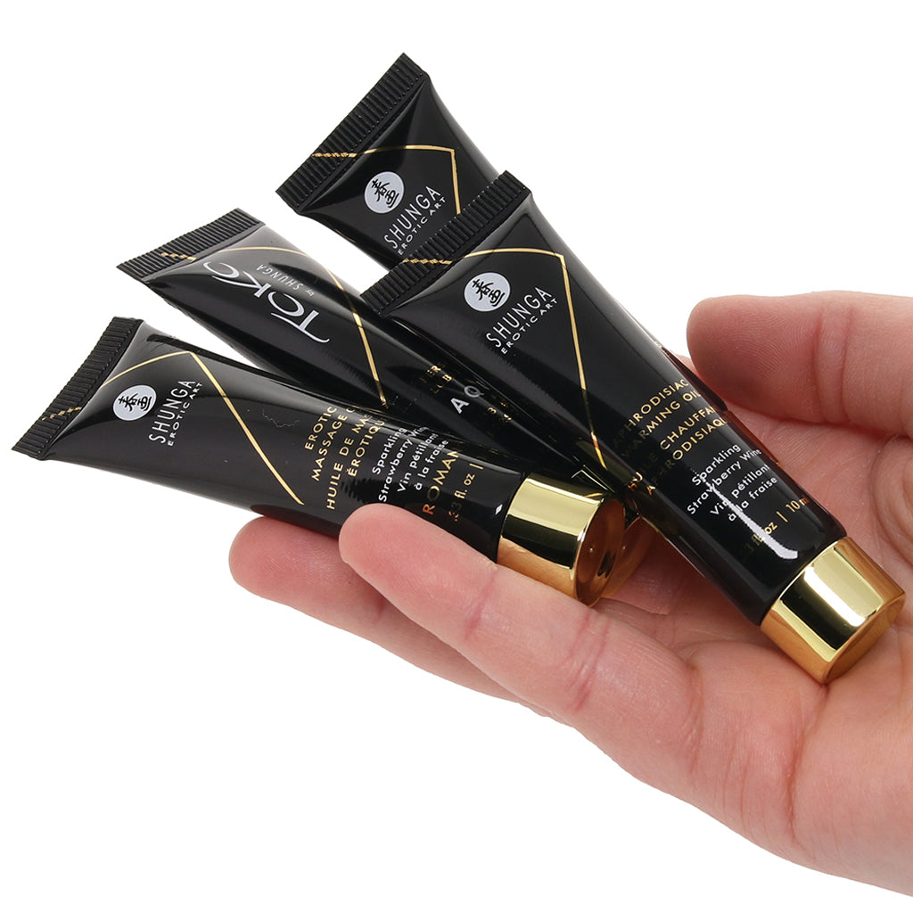 Geisha's Secret Kit in Strawberry Sensual Love > Massage - Tophatter Daily Deals
