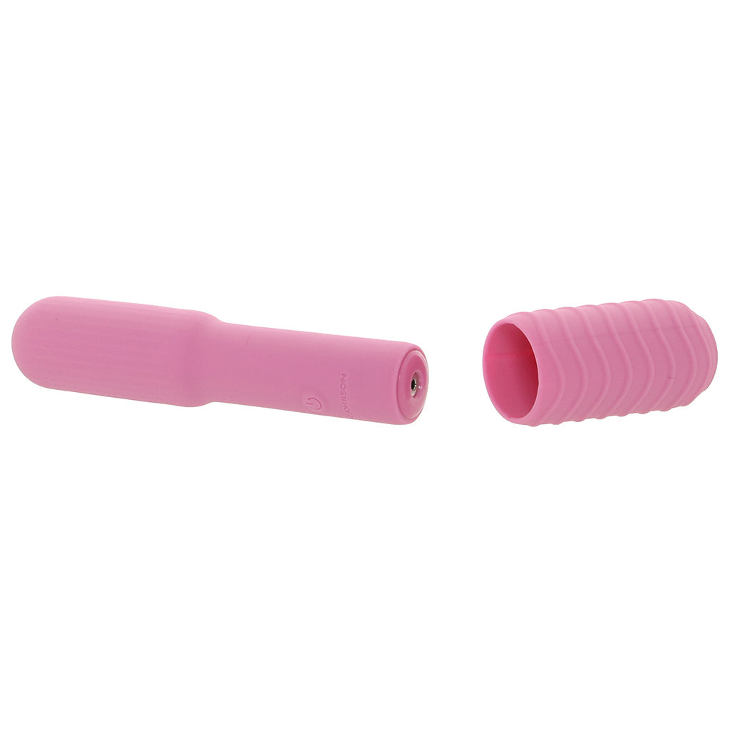 Pocket Rocket Elite Vibe with Texture Sleeve in Pink Vibrators > Bullet and Egg Vibrators - Tophatter Daily Deals