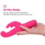 PinkCherry G-Spot Stroker Rabbit Vibe in Pink Vibrators > Rabbit Vibrators - Tophatter Daily Deals