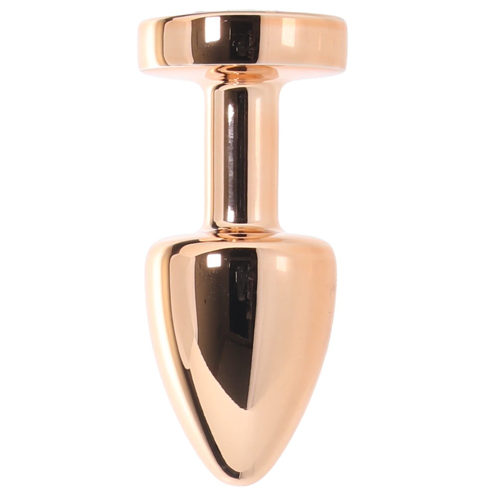 Gemsations 2 Inch Beginners Bling Bling Plug in Rose Gold Anal Sex Toys > Butt Plugs - Tophatter Daily Deals