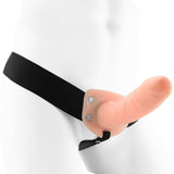 Dr. Skin 6 Inch Hollow Strap-On in Vanilla - Tophatter's Adult Products Dildo Sex Toys > Strap-On and Harnesses - Tophatter Daily Deals