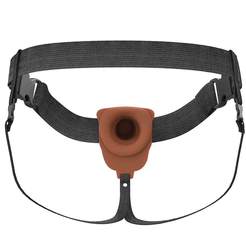 Fantasy X-tensions 8 Inch Hollow Strap-On Vibe in Brown Male Enhancement > Extenders and Sleeves - Tophatter Daily Deals