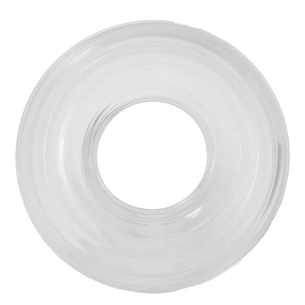 Medium Premium Silicone Cock Ring in Clear Cock Rings - Tophatter Daily Deals