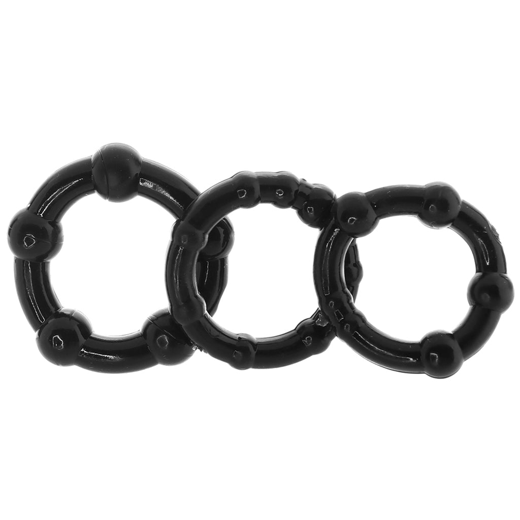 PinkCherry Cock Rings in Black Cock Rings - Tophatter Daily Deals