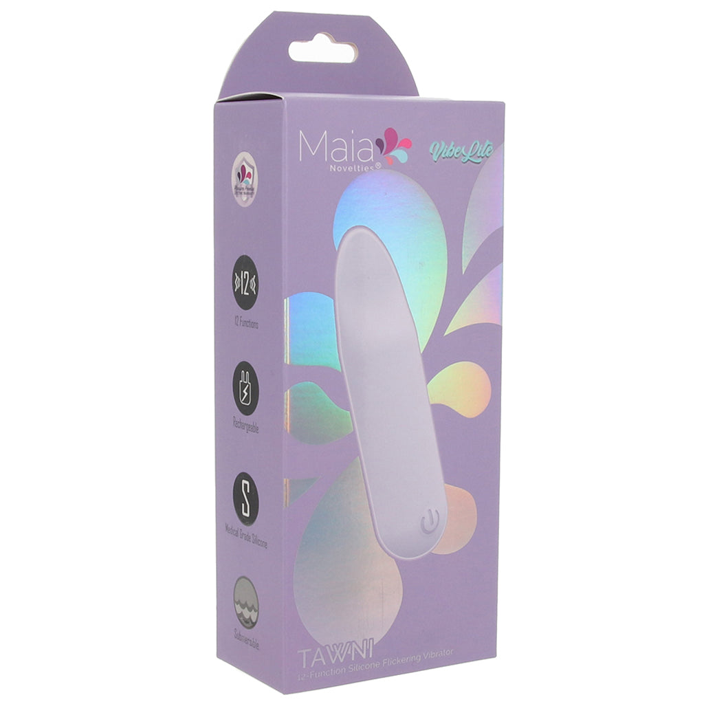 Tawni Silicone Flickering Bullet Vibe in Lavender Vibrators > Bullet and Egg Vibrators - Tophatter Daily Deals