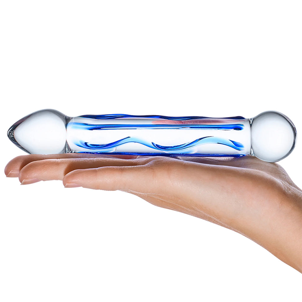 gläs 6.5 Inch Full Tip Textured Glass Dildo - Tophatter's Adult Sex Toys Online Dildo Sex Toys > Pyrex Glass Dildos - Tophatter Daily Deals