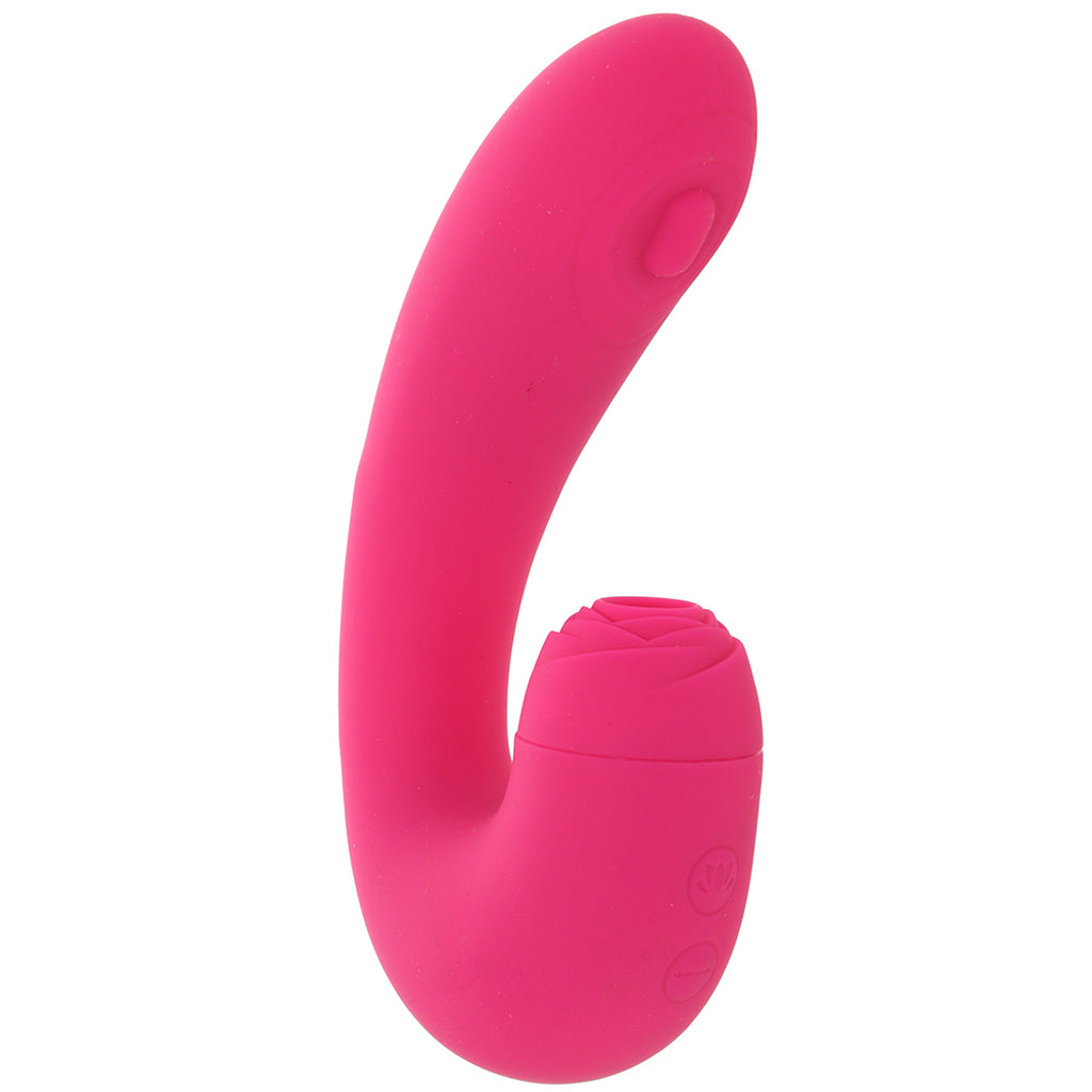 Blaze Suction Thumper Vibe in Pink - Tophatter's Vibrator Deals Online Vibrators > G-Spot Vibrators - Tophatter Daily Deals