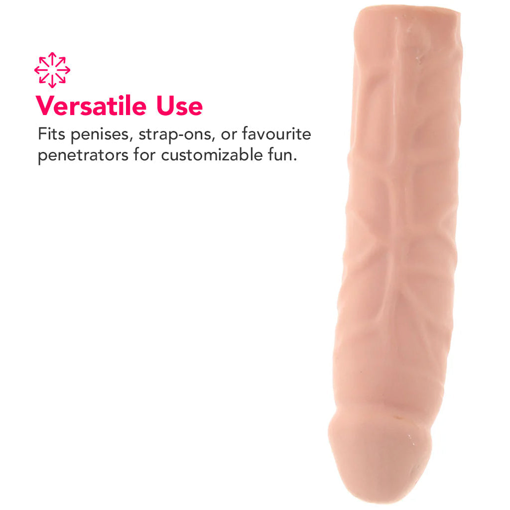 RealRock Penis Sleeve 7 Inch Extender in White Male Enhancement > Extenders and Sleeves - Tophatter Daily Deals