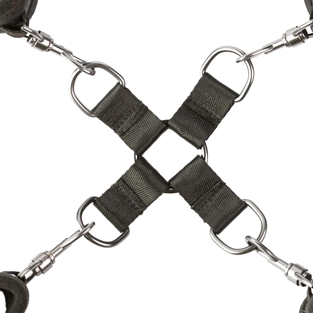 Sei Mio Hog Tied And Satisfied Set - Tophatter's Adult Sex Toys Online Bondage and Fetish > Wrist and Ankle Cuffs - Tophatter Daily Deals