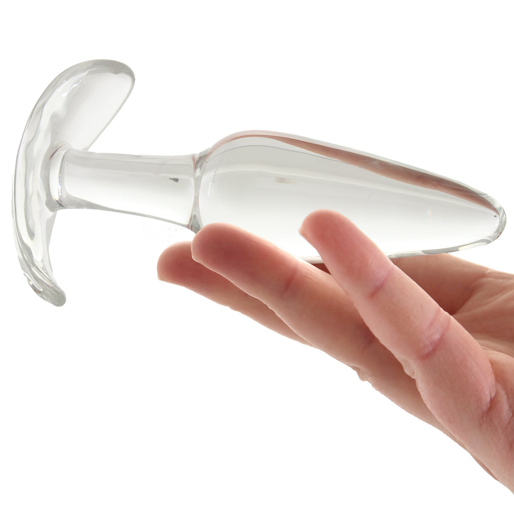 Clarity Utopian Floret Glass Butt Plug Anal Sex Toys > Butt Plugs - Tophatter Daily Deals