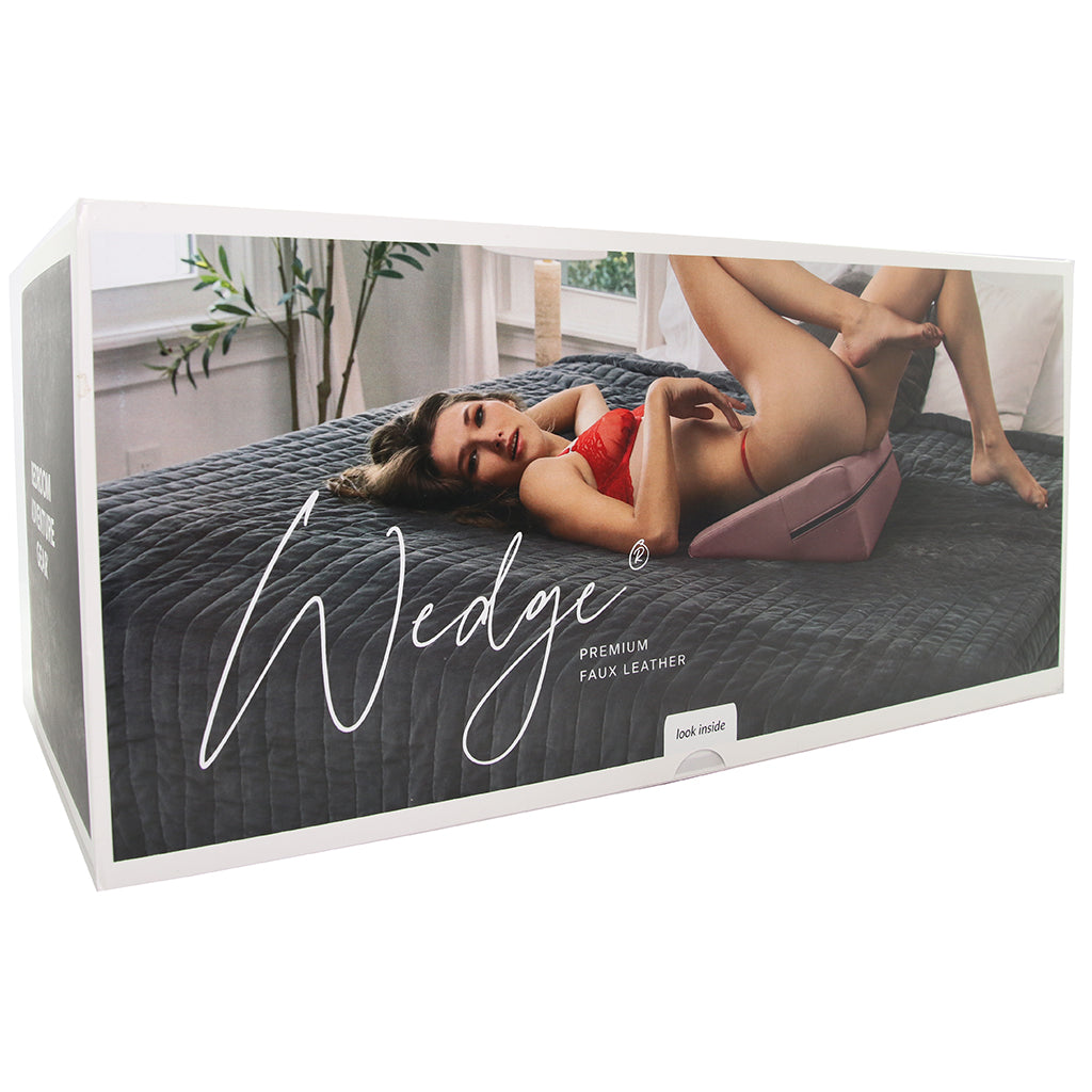 Wedge Premium Faux Leather Sex Pillow in Passion Pink Sex Furniture > Sex Machine - Tophatter Daily Deals