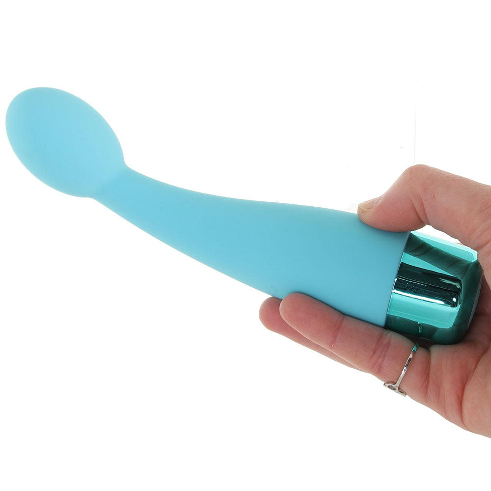 Eden Silicone Tulip Vibe in Teal - Tophatter's Vibrator Deals Online Vibrators > G-Spot Vibrators - Tophatter Daily Deals