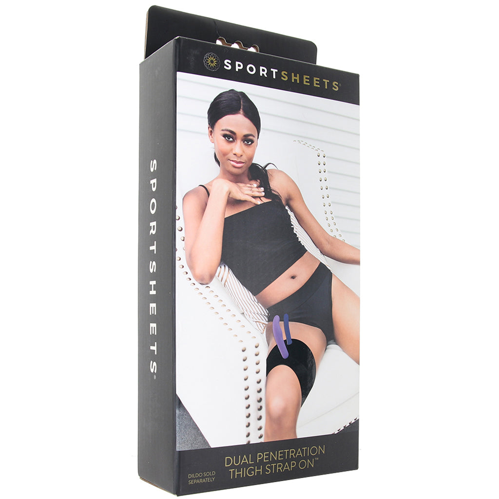 Dual Penetration Thigh Strap On Dildo Sex Toys > Strap-On and Harnesses - Tophatter Daily Deals