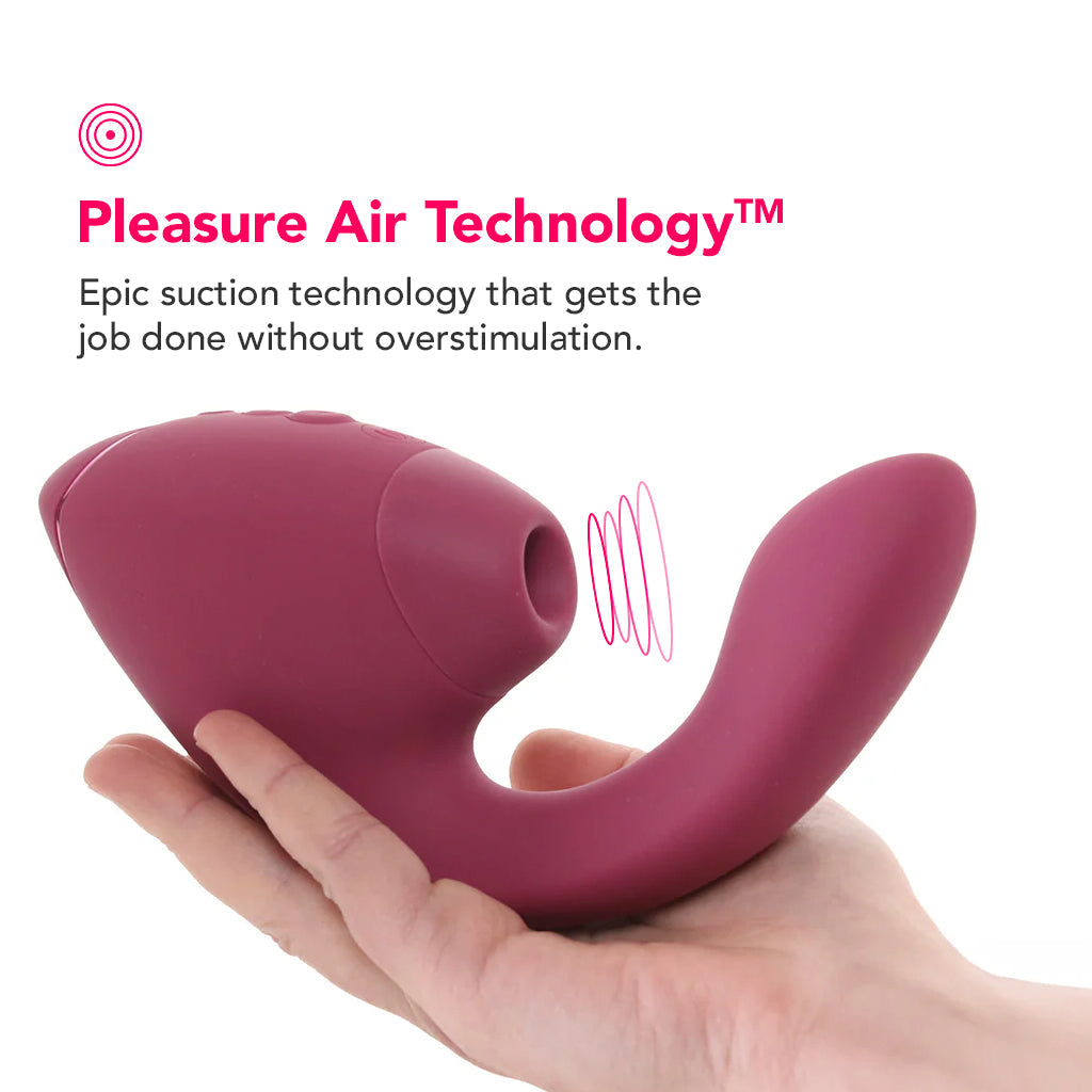 Womanizer Next Duo Clitoral Suction & G-Spot Vibe in Pink Vibrators > G-Spot Vibrators - Tophatter Daily Deals