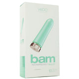 Bam Rechargeable 10X Bullet Vibe in Tease Me Turquoise Vibrators > Bullet and Egg Vibrators - Tophatter Daily Deals
