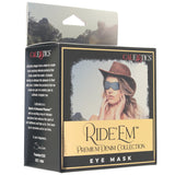 Ride 'Em Denim Eye Mask Bondage and Fetish > Pleasure Masks and Dress Up Play - Tophatter Daily Deals