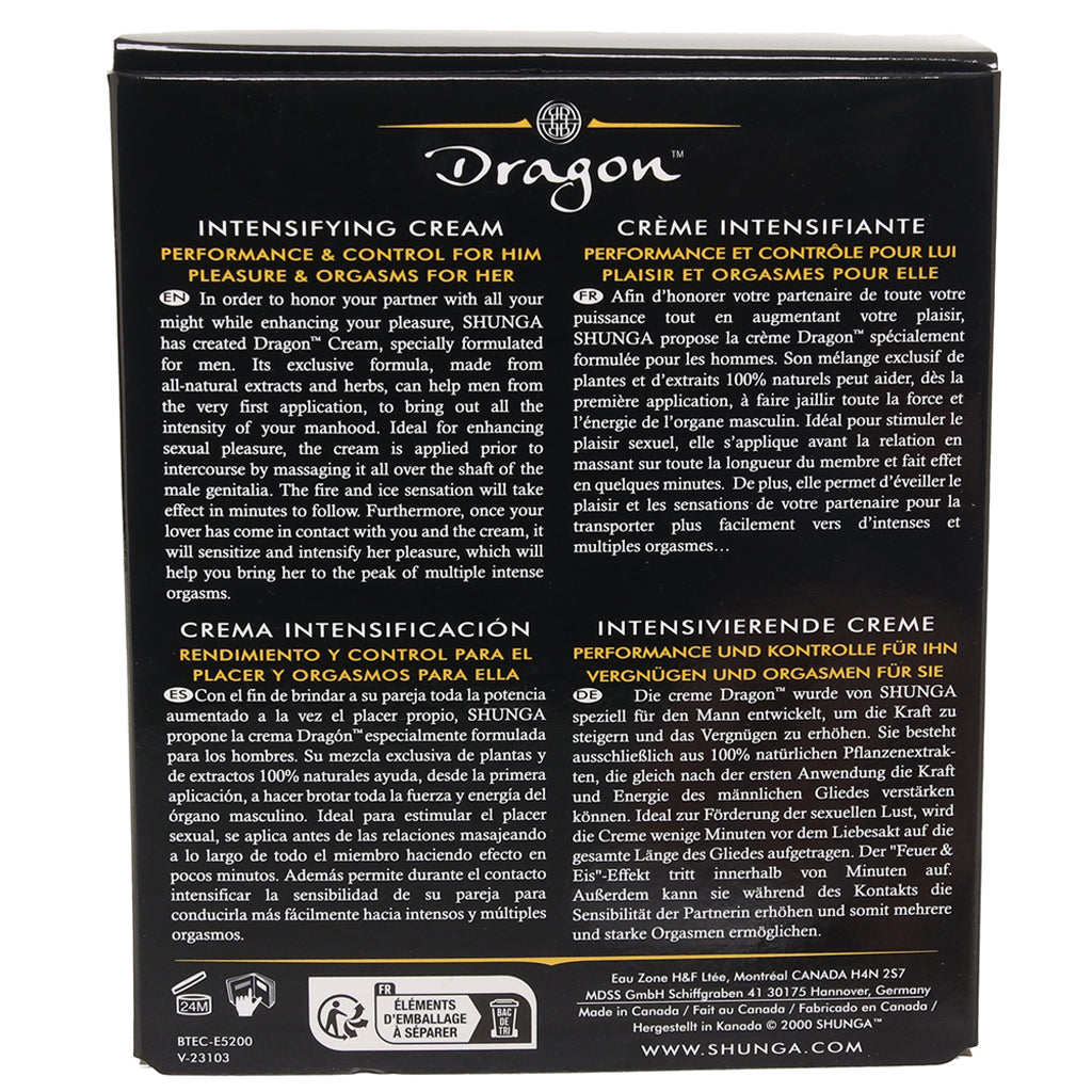 Dragon Intensifying Cream 2oz/60ml Lubes and Lotions > Sexual Stimulants - Tophatter Daily Deals
