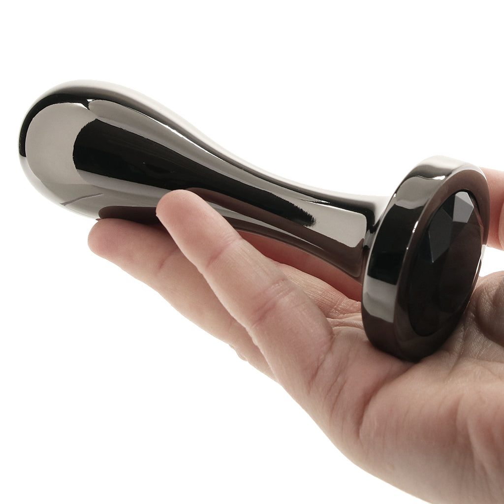Gender X Black Pearl Metal Plug Anal Sex Toys > Butt Plugs - Tophatter Daily Deals