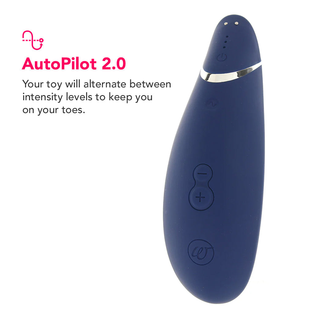 Womanizer Premium 2 Pleasure Air Stimulator in Blueberry Vibrators > Clitoral Stimulators - Tophatter Daily Deals