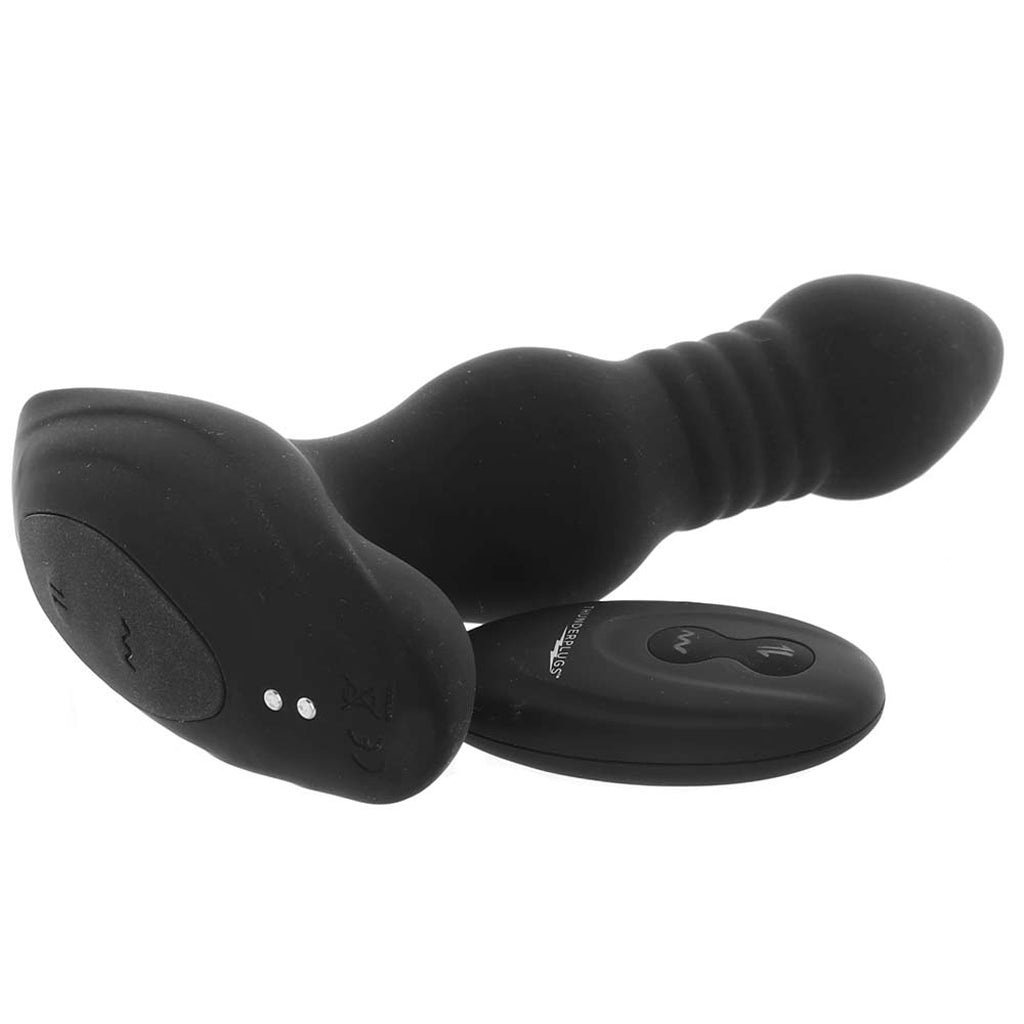 ThunderPlugs Vibrating & Thrusting Anal Plug Anal Sex Toys > Butt Plugs - Tophatter Daily Deals