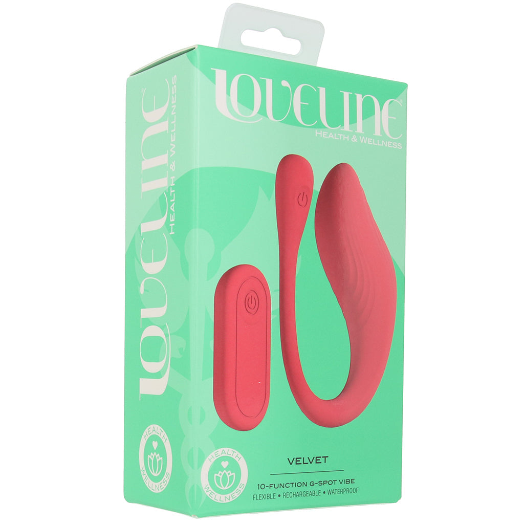 Loveline Velvet G-Spot Vibe Vibrators > G-Spot Vibrators - Tophatter Daily Deals