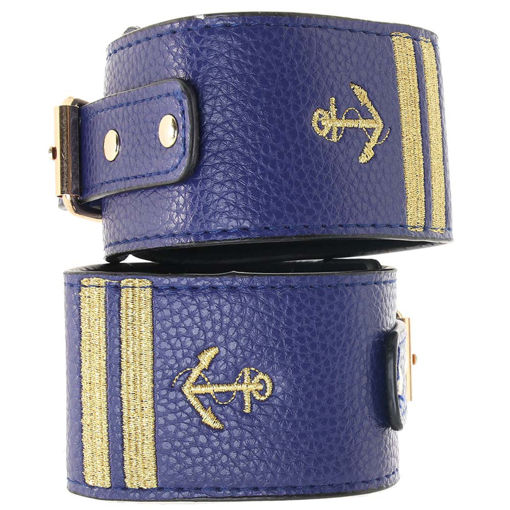 Ouch! Sailor Themed Wrist Cuffs Bondage and Fetish > Wrist and Ankle Cuffs - Tophatter Daily Deals