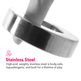 Stainless Steel Magnetic Ball Stretcher Bondage and Fetish > Cock and Ball Devices - Tophatter Daily Deals