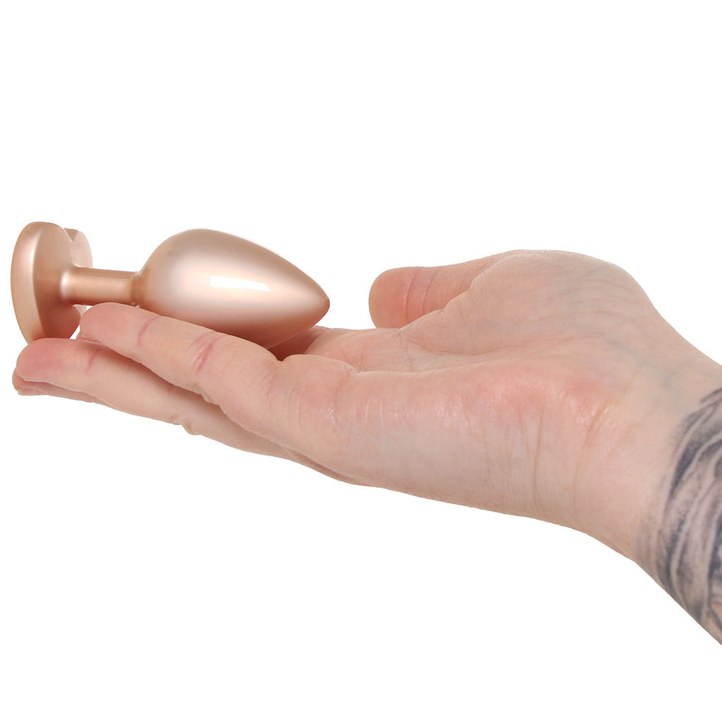 Booty Bling Gold Metal Jewelled Butt Plug in Medium Anal Sex Toys > Butt Plugs - Tophatter Daily Deals
