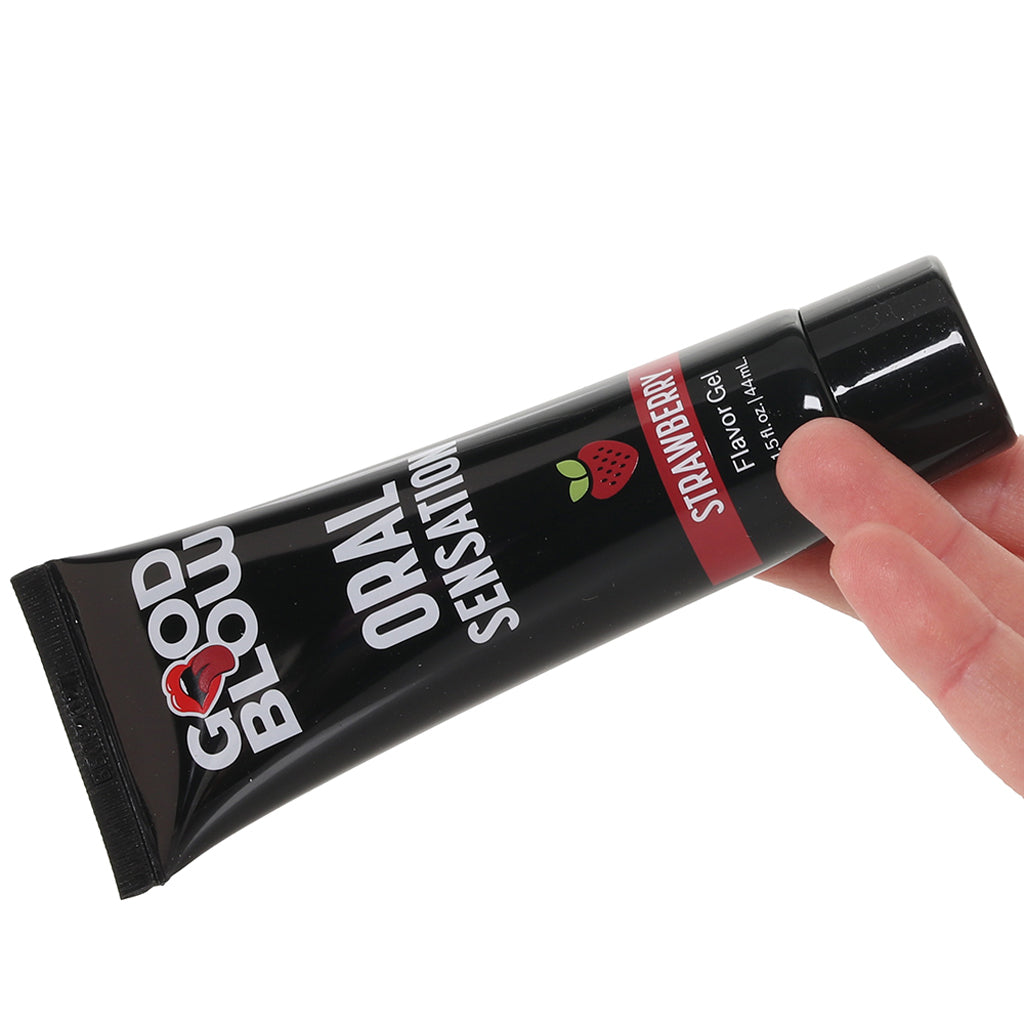 Good Blow Oral Sensation Gel 1.5oz/44.4ml in Strawberry - Tophatter's Adult Sex Toys Online Lubes and Lotions > Female Enhancement - Tophatter Daily Deals