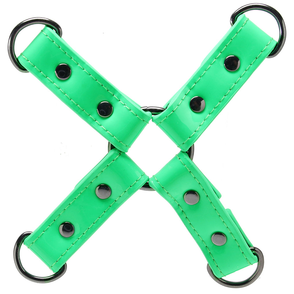 Electra Play Things Hog Tie in Neon Green - Tophatter's Adult Products Bondage and Fetish > Restraints - Tophatter Daily Deals