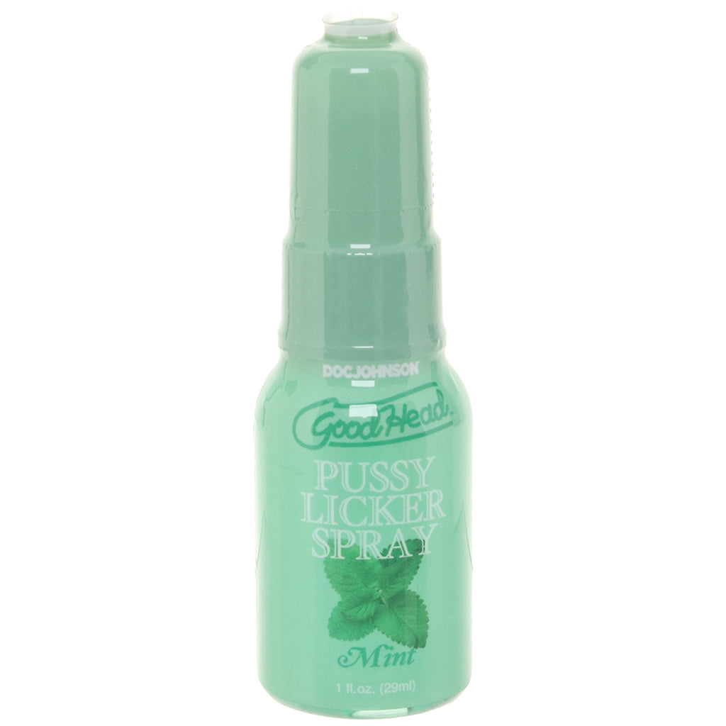 GoodHead Pussy Licker Spray 1fl.oz/29ml in Mint - Tophatter's Adult Sex Toys Online Lubes and Lotions > Flavored Sex Lubes - Tophatter Daily Deals