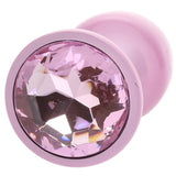 Rear Assets Pink Metal Butt Plug in Small - Tophatter's Adult Sex Toys Online Anal Sex Toys > Butt Plugs - Tophatter Daily Deals
