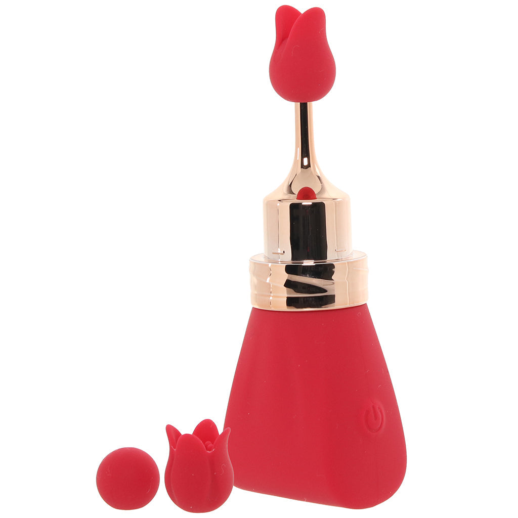 Gold Glam Tri-Tip Vibe Vibrators > Clitoral Stimulators - Tophatter Daily Deals