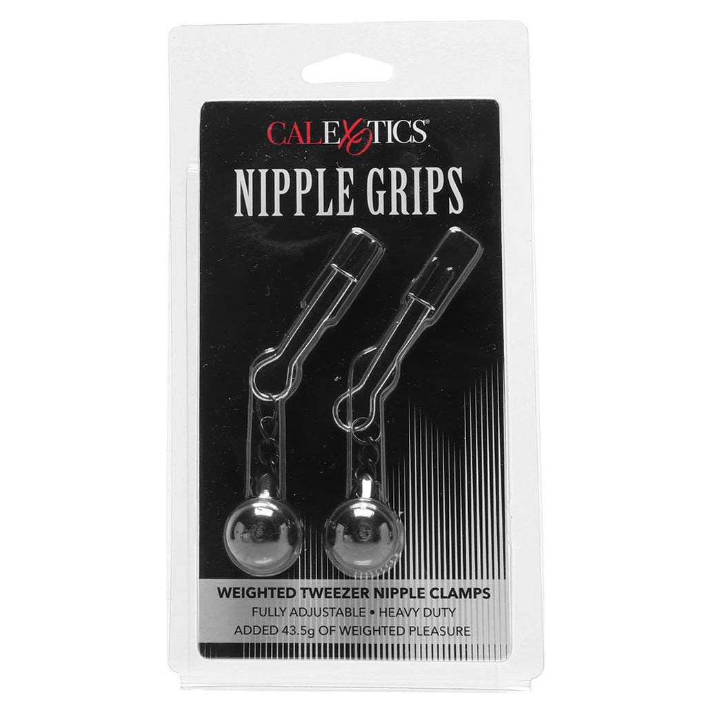 Nipple Grips Weighted Tweezer Nipple Clamps - Tophatter's Adult Products Bondage and Fetish > Nipple Stimulators & Clamps - Tophatter Daily Deals