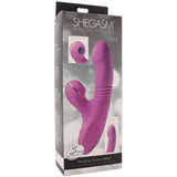 Shegasm Pro-Thrust Suction Rabbit in Pink Vibrators > Rabbit Vibrators - Tophatter Daily Deals