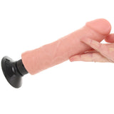 King Cock 8 Inch Vibrating Suction Dildo in Flesh Vibrators > Realistic Vibrator Dildos - Tophatter Daily Deals