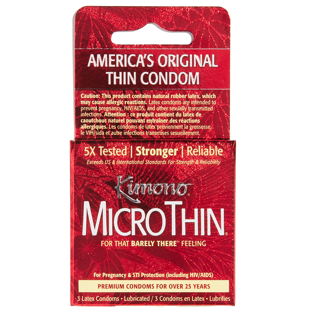 Kimono MicroThin Condoms in 3 Pack Condoms - Tophatter Daily Deals