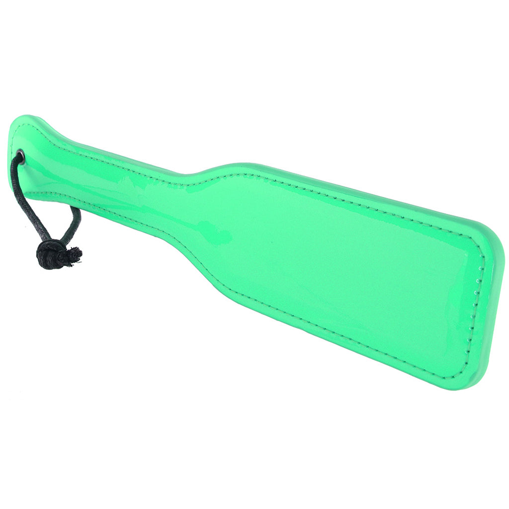 Electra Play Things Paddle in Neon Green - Tophatter's Adult Sex Toys Online Bondage and Fetish > Whips and Crops - Tophatter Daily Deals