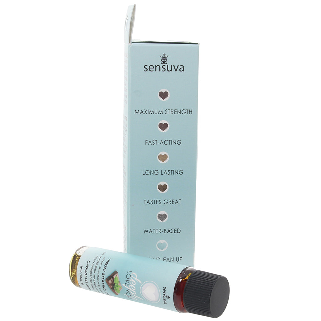 Deeply Love You Throat Relaxer 1oz/29ml in Chocolate Mint Lubes and Lotions > Sexual Stimulants - Tophatter Daily Deals