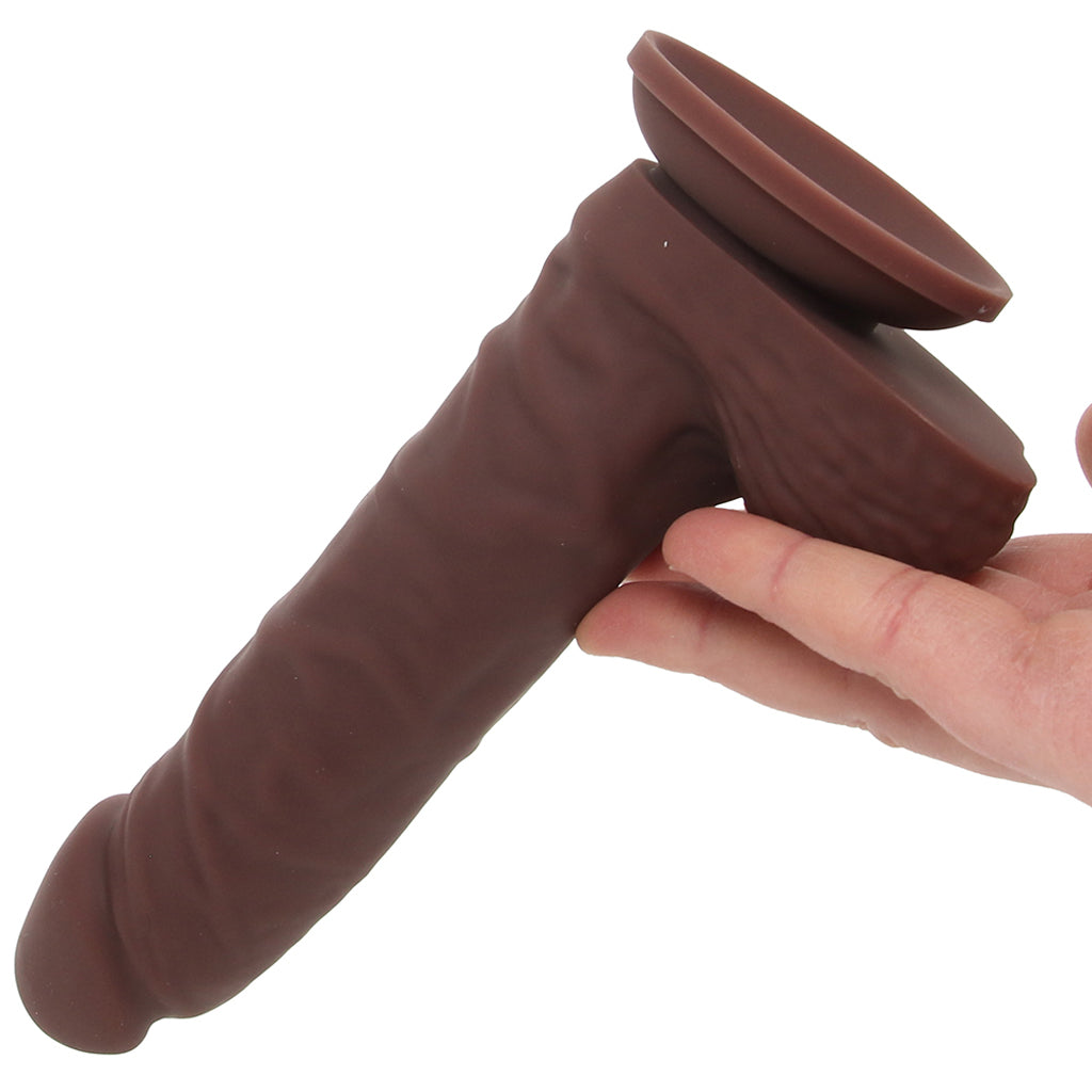 EasyRiders 7 Inch Silicone Dildo with Balls in Dark - Wholesale Prices (Limited Deals)