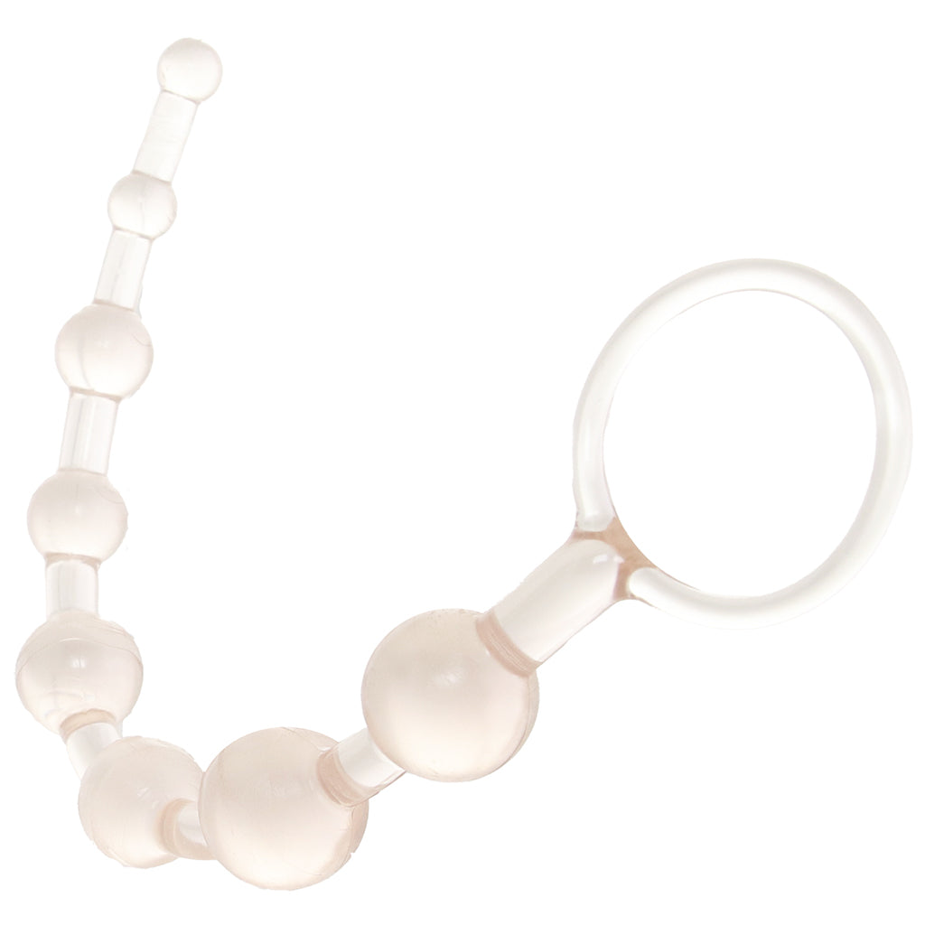 Shane's World Anal 101 Intro Beads in Clear Anal Sex Toys > Anal Beads - Tophatter Daily Deals