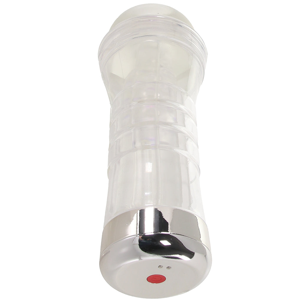 PDX Elite ViewTube XXL LED Stroker - Tophatter's Adult Sex Toys Online Male Masturbators > Self-Contained Strokers - Tophatter Daily Deals