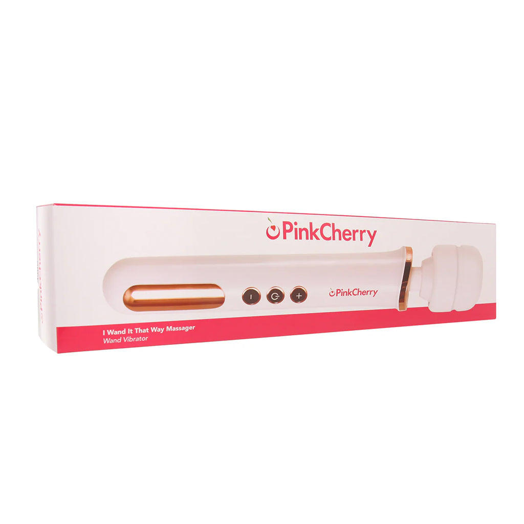 PinkCherry I Wand It That Way Massage Wand - Tophatter's Vibrator Deals Online Vibrators > Wands - Tophatter Daily Deals