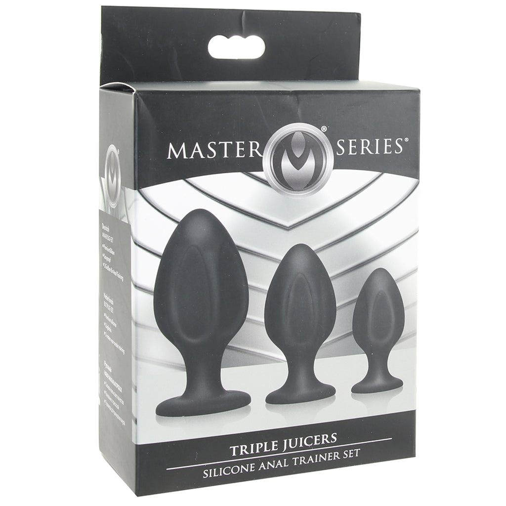Master Series Triple Juicers Anal Trainer Set Anal Sex Toys > Butt Plugs - Tophatter Daily Deals