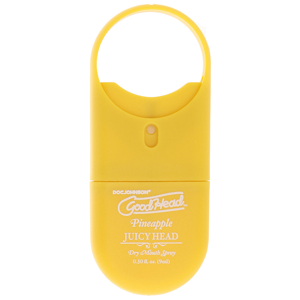 GoodHead Juicy Head Dry Mouth Spray To-Go in Pineapple - Tophatter's Adult Products Lubes and Lotions > Flavored Sex Lubes - Tophatter Daily Deals