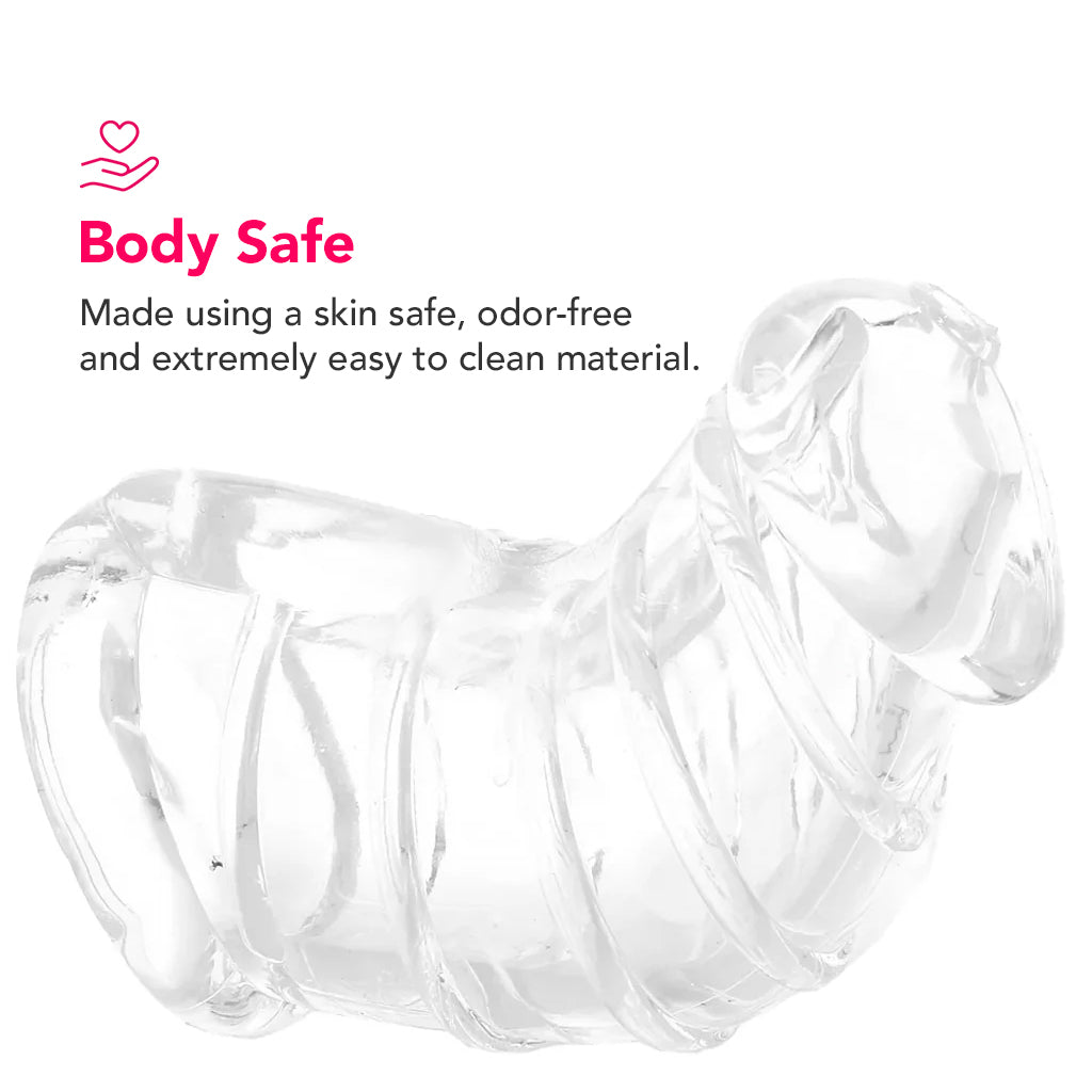Detained Soft Body Chastity Cage Bondage and Fetish > Cock and Ball Devices - Tophatter Daily Deals
