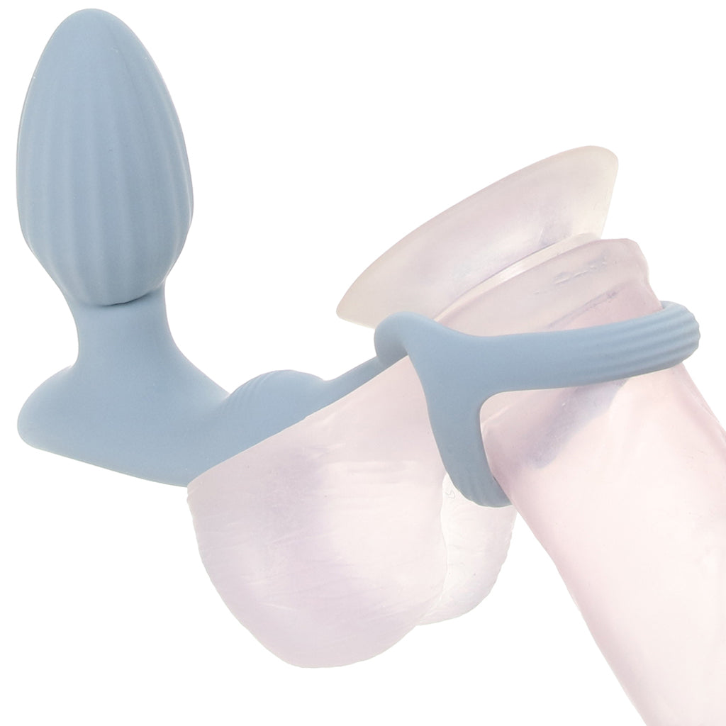 Renegade Pinnacle Cock Ring and Gyrating Plug - Tophatter's Adult Sex Toys Online Anal Sex Toys > Butt Plugs - Tophatter Daily Deals