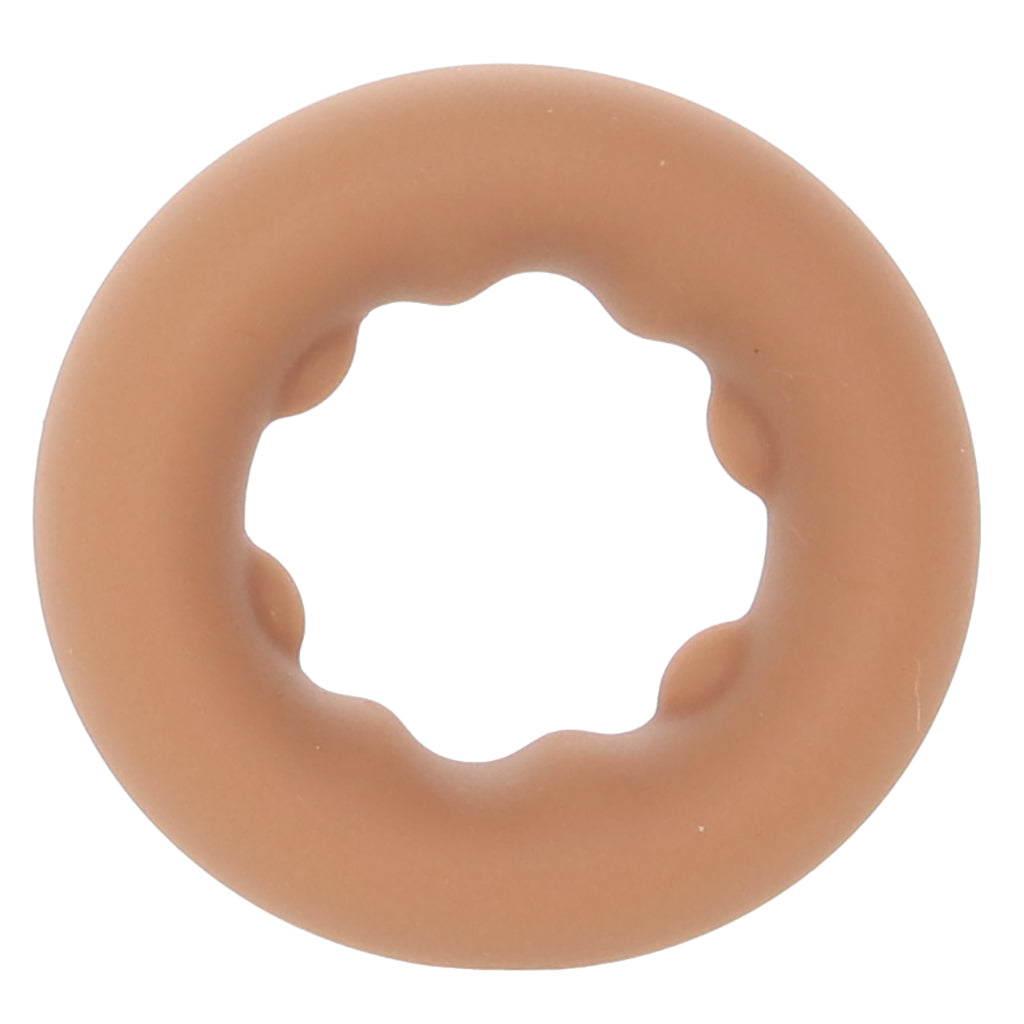 Gunner Liquid Silicone Super Stretch C-Ring in Tan Cock Rings - Tophatter Daily Deals