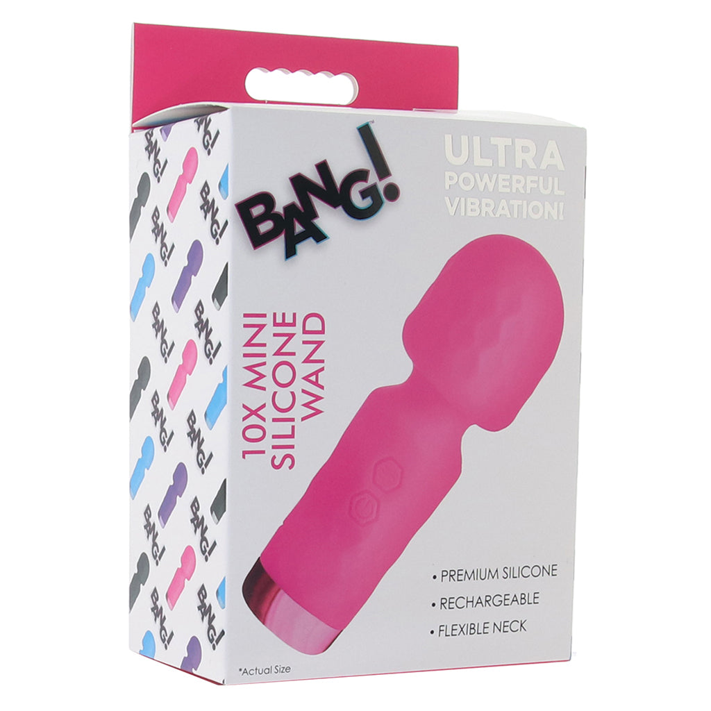 Bang! Mini Silicone Wand in Pink Vibrators > Clitoral Stimulators - Tophatter Daily Deals